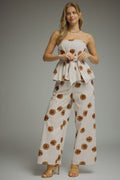 Polka Dot Peplum Set