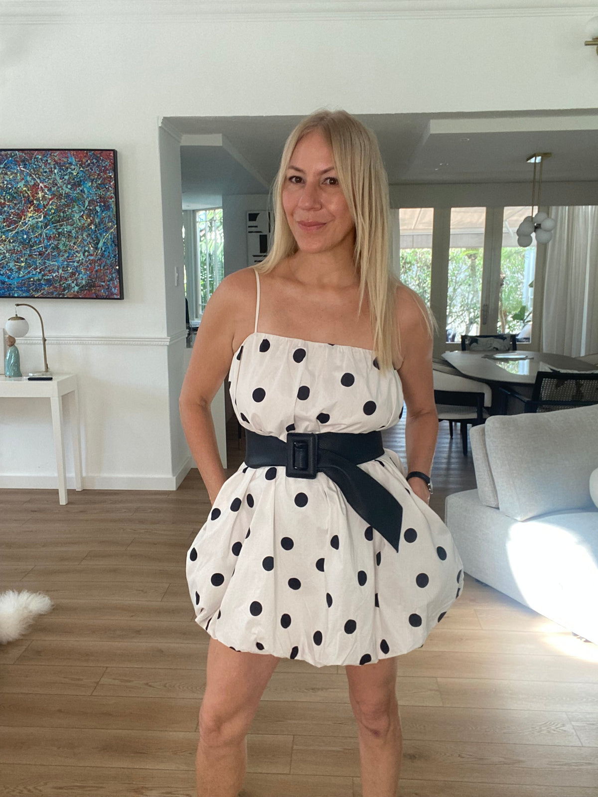 Polka Dot Mini Dress