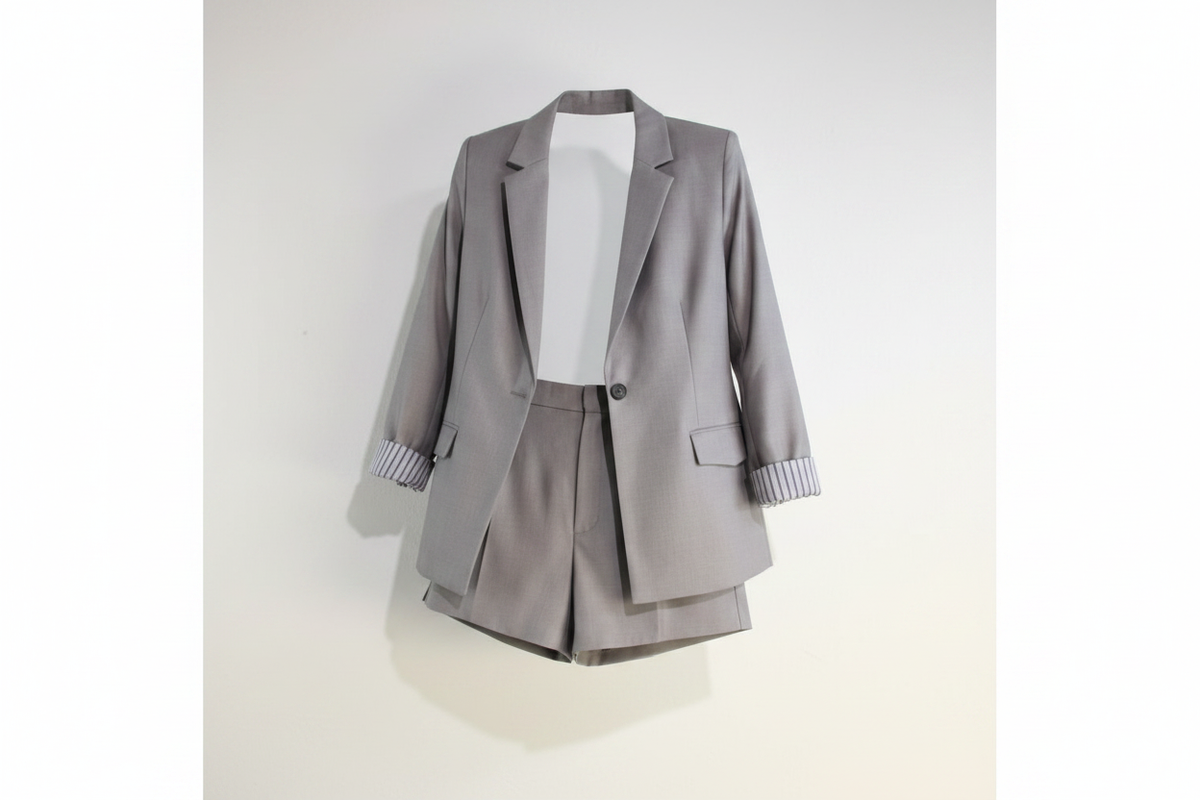 Chic Jacket and Short Set Floating